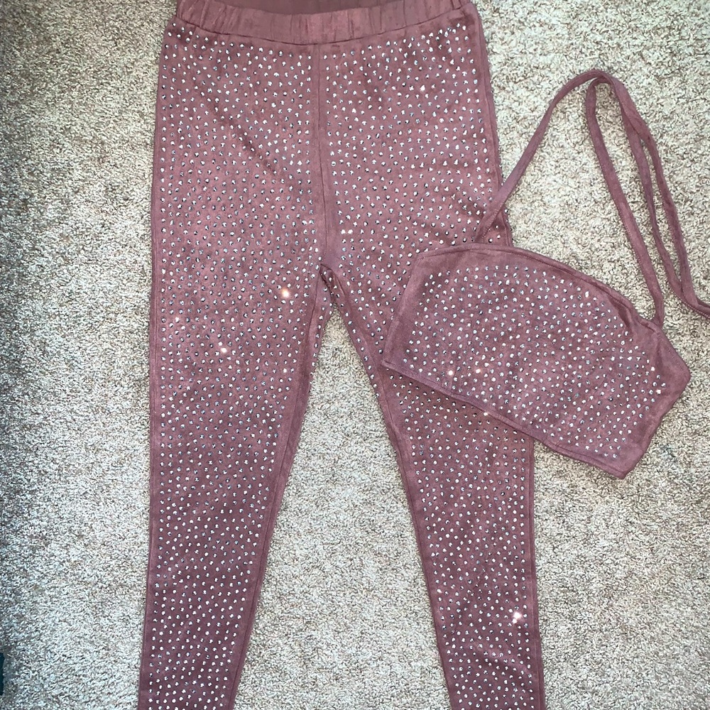 “Pink Dreams” faux suede